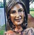 Homenagem ou ofensa: Mirtha Legrand não se vê representada na estátua  Foto: Reprodução