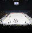 Evento teste de hockey no gelo em Milão para Olimpíadas de Inverno  Foto: ANSA / Ansa - Brasil