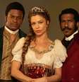 Davi Júnior, Grazi Massafera e André Luiz Miranda na novela "Dona Beja", prevista para 2026 na HBO Max  Foto: Divulgação/ Max / Contigo