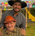 Antonio Lisboa, o “Seu Boinha” e pai do influenciador Francisco Garcia, permanece em estado grave, informou o filho nas redes sociais  Foto: Reprodução/Instagram/Francisco Aguiar