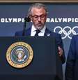 Casey Wasserman, chefe do comitê de Los Angeles 2028, com Trump, ambos citados no 'caso Epstein'  Foto: ANSA / Ansa - Brasil