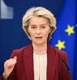Presidente da Comissão Europeia, Ursula von der Leyen, que em dezembro anunciou fim da importação  Foto: ANSA / Ansa - Brasil