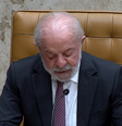 Lula durante abertura do ano judiciário no Supremo, nesta segunda-feira, 2  Foto: Reprodução/TV Justiça