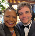 Foto publicada por Margareth Menezes quando Wagner Moura ganhou o prêmio de Melhor Ator no Festival de Cannes  Foto: Reprodução/Instagram/@margarethmenezes