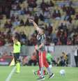 Defesa do Internacional durante jogo contra o Flamengo –  Foto: Gilvan de Souza / Flamengo / Jogada10