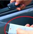 O Golpe do Chapolin tem se espalhado pelo Brasil e tem como alvo carros com sistemas de travamento automático  Foto: Reprodução/Guarda Municipal de São José (SC)