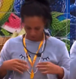 Entenda o que são as guias usadas por Maxiane no BBB26 e as cores que representam cada Orixá  Foto: Reprodução/Globoplay