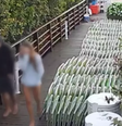 Menina que aparece em vídeo com adolescente não viu ataque a cão Orelha, diz polícia  Foto: Divulgação/PC-SC