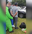 Policiais fantasiados de ETs prendem três por venda de bebida adulterada no Bloco da Ivete, em SP  Foto: Divulgação/Polícia Civil de SP