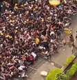 Bloco de pré-carnaval tem tumulto na Rua da Consolação, em São Paulo  Foto: Reprodução/X/@webdivonettinho / Estadão