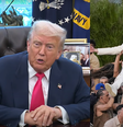 Trump critica Bad Bunny no Super Bowl e chama show de 'nojento': 'Ninguém entende o que esse cara fala'  Foto: Reprodução/The White House e Getty Images