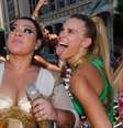 Carolina Dieckmmann e Preta Gil no Carnaval  Foto: Reprodução Instagram Carolina Dieckmmann/ montagem / Contigo