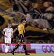 Robson comemora gol do Novorizontino contra o Palmeiras  Foto: DOUGLAS MORETI/AGÊNCIA F8/ESTADÃO CONTEÚDO
