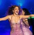 Shakira em show em São Paulo, em fevereiro de 2025: atual turnê começou no Brasil  Foto: Taba Benedicto/ Estadão / Estadão