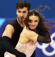 Guillaume Cizeron e Laurence Fournier Beaudry se tornaram campeões europeus este ano em Sheffield, no Reino Unido  Foto: Getty Images / BBC News Brasil