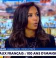 "Sou meio preta", disse Karine Le Marchand ao se defender da acusação de racismo na TV  Foto: Reprodução/CNews