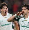 Maurício comemora gol pelo Palmeiras  Foto: Cesar Greco/Palmeiras