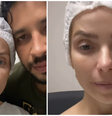 Camila Campos passa por cirurgia por sequelas causadas por câncer; ela é casada com Léo, ex-zagueiro do Cruzeiro  Foto: Reprodução/Instagram/@camilacamposp