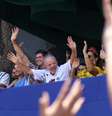 O presidente Luiz Inácio Lula da Silva durante o Galo da Madrugada 2026 na Área Central de Recife, neste sábado de carnaval, junto com autoridades de Pernambuco  Foto: MARLON COSTA/AGIF - AGÊNCIA DE FOTOGRAFIA/ESTADÃO CONTEÚDO