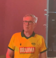 Carlo Ancelotti no carnaval de Salvador, na Bahia  Foto: Reprodução/Redes sociais