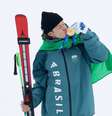 Lucas Pinheiro Braathen conquista a medalha de ouro na Olimpíada de Inverno  Foto: Alexis Boichard/Agence Zoom/Getty Images