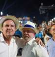 Lula ao lado de Eduardo Paes na pista durante o desfile da Acadêmicos de Niterói  Foto: Pedro Kirilos/Estadão / Estadão