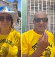 Maxuel, Rosângela e André Luís (da esquerda para a direita) contam a sensação de participar da Pitombeira em 2026  Foto: Emília Prado/Especial para o Terra