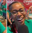 Jornalista e apresentadora curtiu o carnaval em Salvador neste domingo, 15, em camarote  Foto: Maria Clara Andrade/Terra