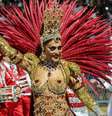 Juliana Paes voltou ao cargo de rainha de bateria da Viradouro   Foto: Douglas Shineidr/Especial para o Terra