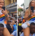 Carla Perez se pronunciou após vídeo polêmico com segurança no carnaval e pediu desculpas  Foto: Reprodução/Redes Sociais