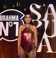 Fernanda Paes Leme curte o carnaval do Rio na Sapucaí   Foto: Natália Rampinelli/ AgNews