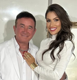 Amado Batista e Cálita Franciele  Foto: Reprodução/Instagram