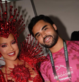 Virginia Fonseca e Lucas Guedez antes do desfile da Grande Rio  Foto: Reprodução/Instagram