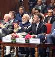 Lula, Modi e Macron durante cúpula de IA na Índia  Foto: ANSA / Ansa - Brasil