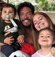 Eliezer e Viih Tube com os filhos, Ravi e Lua  Foto: Reprodução/ Instagram / Contigo