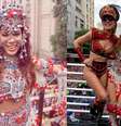A cantora comandou o trio que desfilou pelo centro do Rio de Janeiro neste sábado   Foto: 