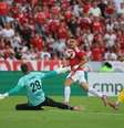 Borré dá continuidade ao bom início de temporada pelo Internacional ao anotar seis gols –  Foto: Ricardo Duarte / Internacional / Jogada10
