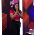 Chaiany em dinâmica antes de ir para o Paredão  Foto: Reprodução/Globoplay