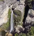 O turista Caio Libero Batistela, 35, morreu após cair enquanto tentava tirar foto em cachoeira no Parque São Jorge, em Ponta Grossa (PR)  Foto: Reprodução/RPC