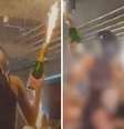 Vídeo mostra possível início de incêndio que matou 41 em estação de esqui na Suíça  Foto: Reprodução/TikTok
