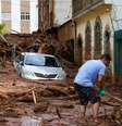 Juiz de Fora foi a cidade mais afetada pelas fortes chuvas na Zona da Mata de Minas Gerais.  Foto: Pedro Kirilos/Estadão / Estadão