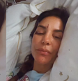 Internada, Ivete Sangalo mostra rosto machucado após queda  Foto: Reprodução/Instagram
