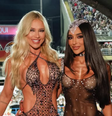 Virginia e Duda Freire na Sapucaí no Carnaval deste ano  Foto: Reprodução/Instagram