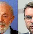 Montagem com fotos do presidente Lula (PT) e do senador Flávio Bolsonaro (PL-RJ)  Foto: Montagem: Tânia Rêgo/Agência Brasil/Andressa Anholete/Agência Senado  