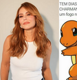 Paolla Oliveira postou vários memes junto de fotos com o novo visual  Foto: Reprodução/Instagram