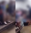 Temporal alaga escola infantil de Rio das Ostras e crianças tentam se proteger em mesas  Foto: Reprodução/Instagram/riodasostrasinforma