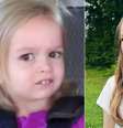 O olhar desconfiado que cativou a web é de Chloe Clem, que na época que se tornou um meme viral, era apenas um bebê.  Foto: Reprodução