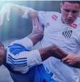 Santos e Cruzeiro fizeram um jogo de muita pressão, melhor para a Raposa –  Foto: Reprodução / Santos / Jogada10