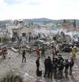 Destruição provocada por míssil iraniano em Beit Shemesh  Foto: ANSA / Ansa - Brasil
