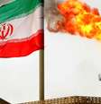 Foto de ilustração. A bandeira iraniana sobre os campos petrolíferos de Soroush, no Golfo Pérsico.  Foto: Reuters / RFI